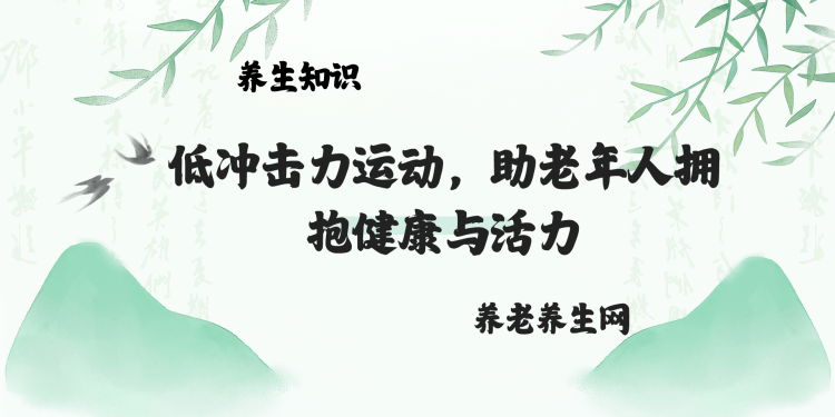 低冲击力运动，助老年人拥抱健康与活力