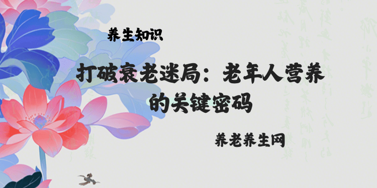 打破衰老迷局：老年人营养的关键密码