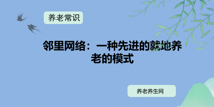 邻里网络：一种先进的就地养老的模式