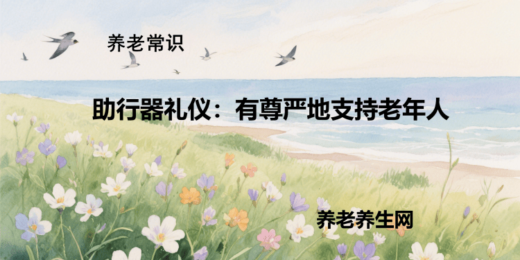 助行器礼仪：有尊严地支持老年人
