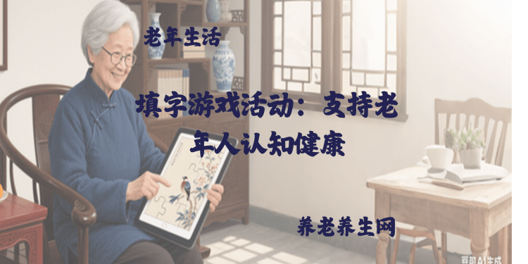 填字游戏活动：支持老年人认知健康