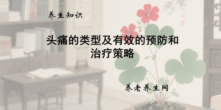头痛的类型及有效的预防和治疗策略
