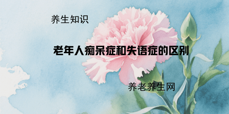 老年人痴呆症和失语症的区别