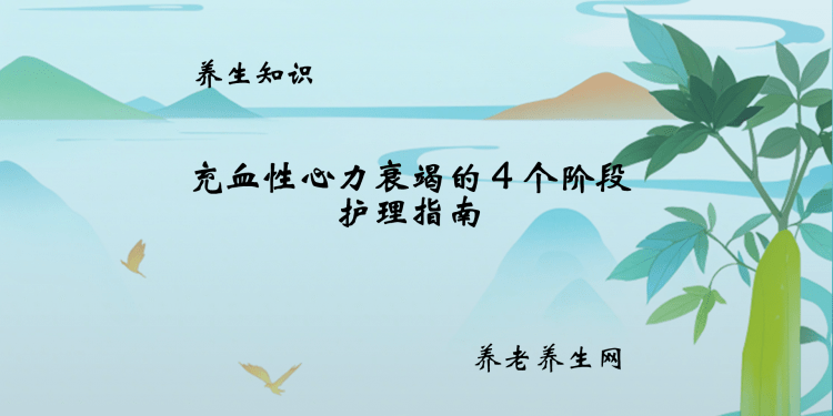 充血性心力衰竭的 4 个阶段护理指南