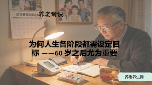 为何人生各阶段都需设定目标 ——60 岁之后尤为重要