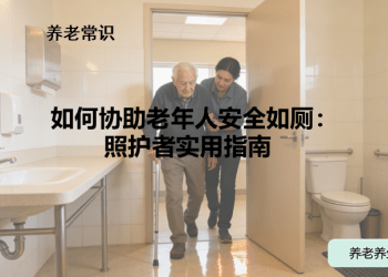 如何协助老年人安全如厕：照护者实用指南