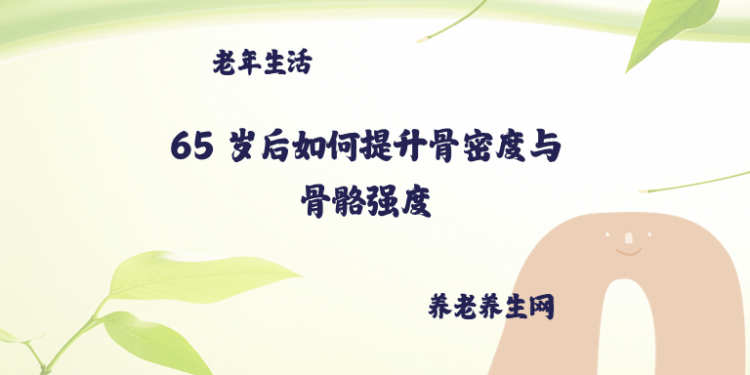65 岁后如何提升骨密度与骨骼强度